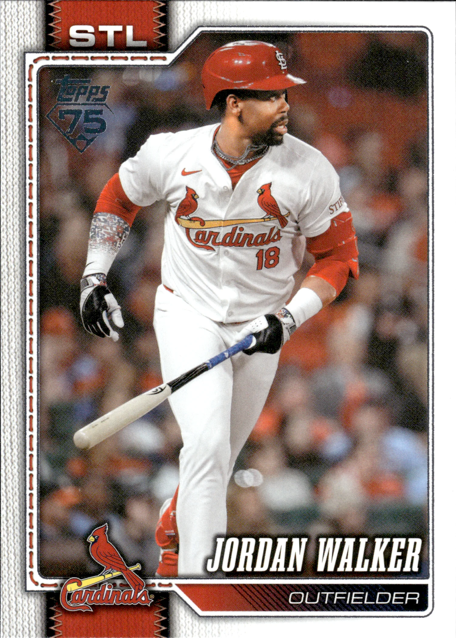 Jordan Walker #565 2026 Topps Series 2 baseball card - Front