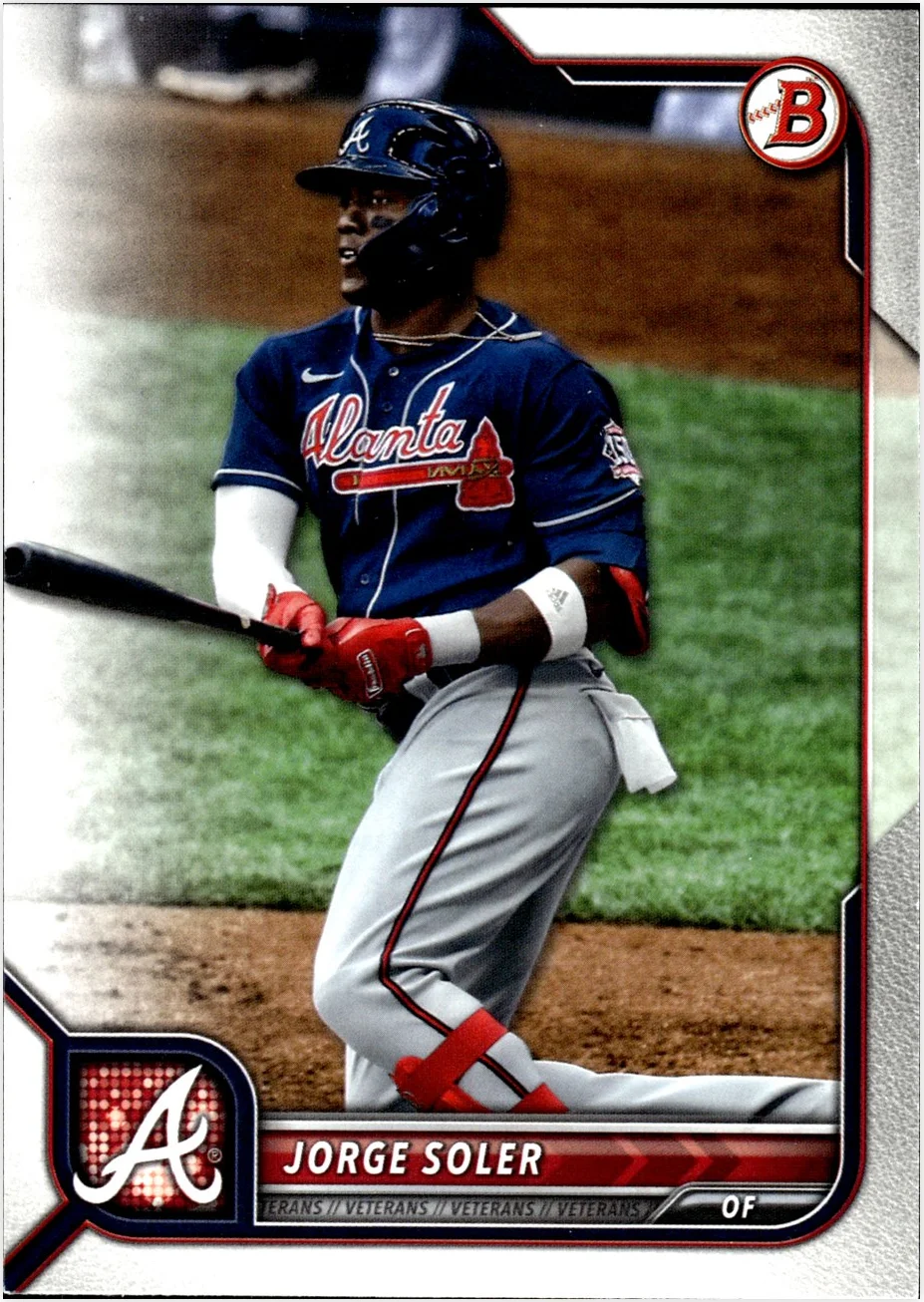 Jorge Soler 2022 Bowman #59 baseball card - Front