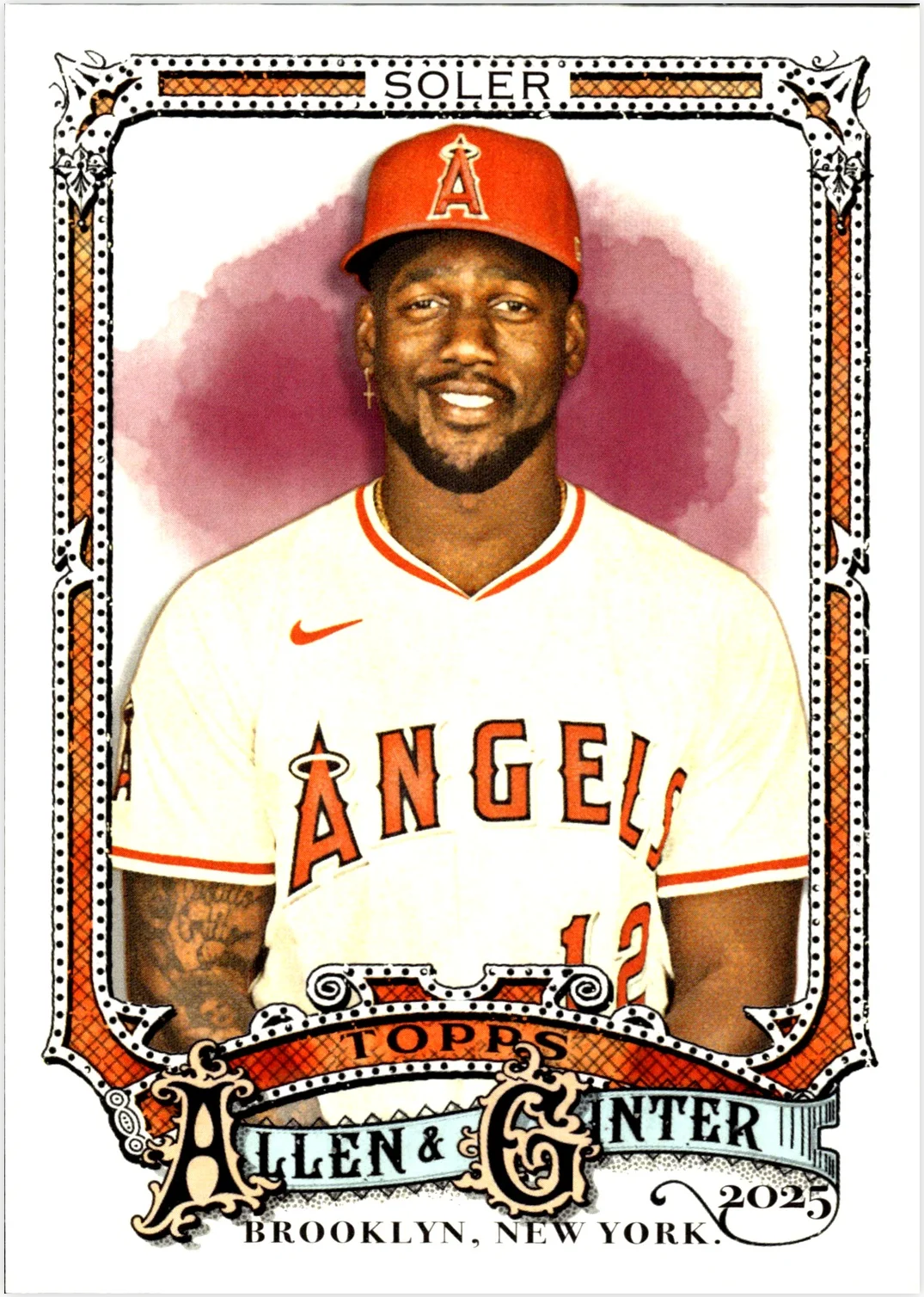 Jorge Soler 2025 Topps Allen & Ginter #167 Foil Filagree baseball card - Front