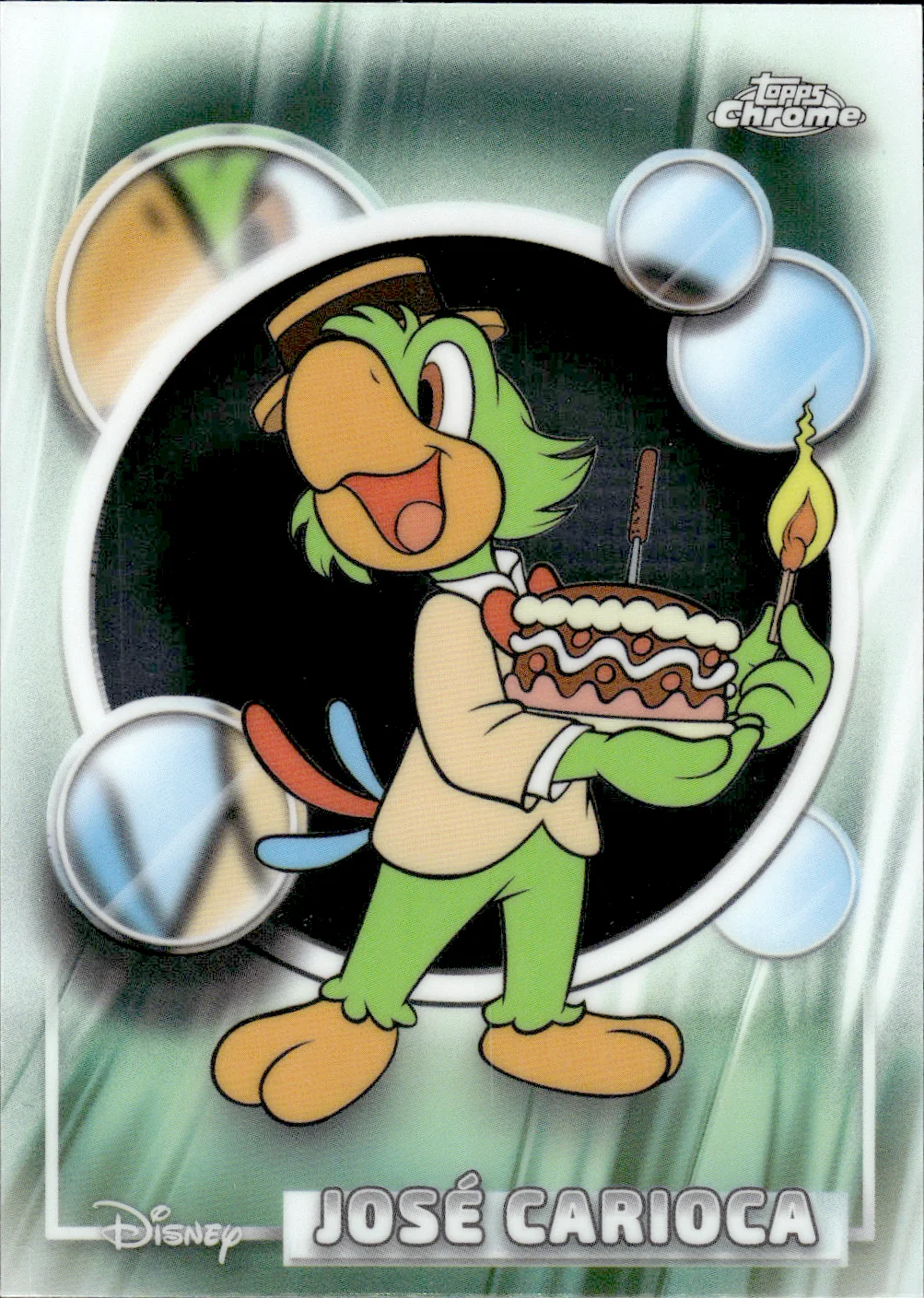 José Carioca #97 2026 Topps Chrome Disney trading card - Front