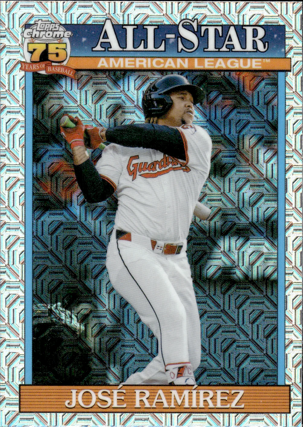 José Ramírez #91ASC-18 Mojo Silver Pack 2026 Topps Series 2 Baseball All-Star baseball card - Front