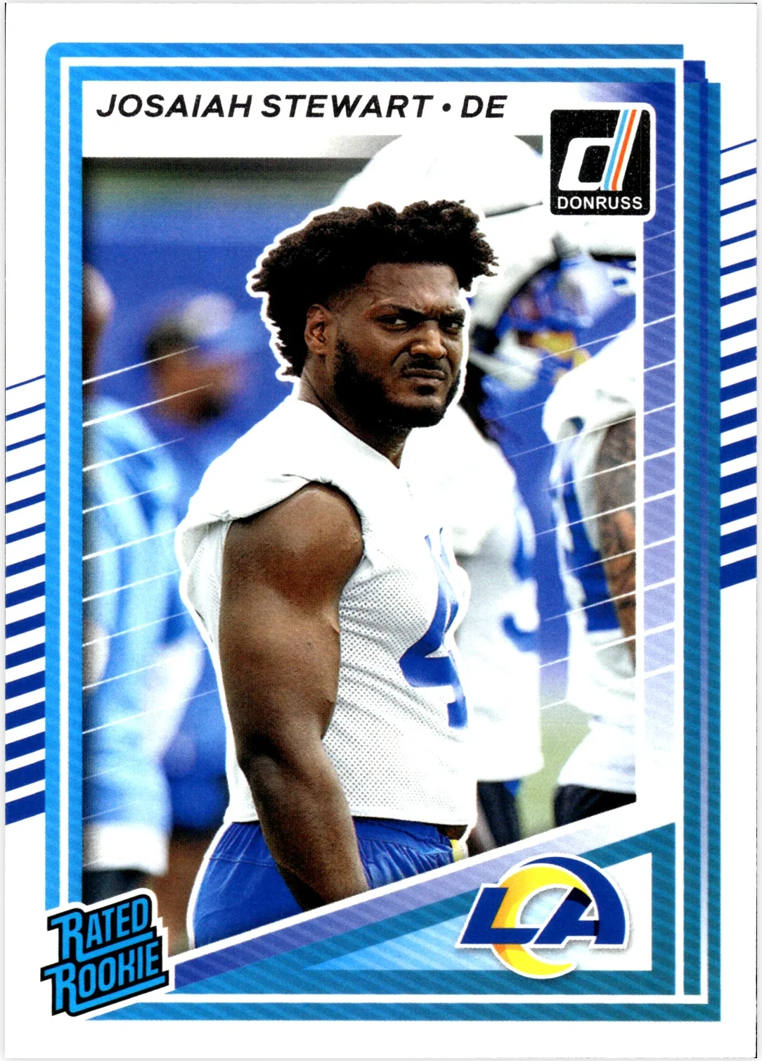 Josaiah Stewart 2025 Donruss #376 football rookie card - Front