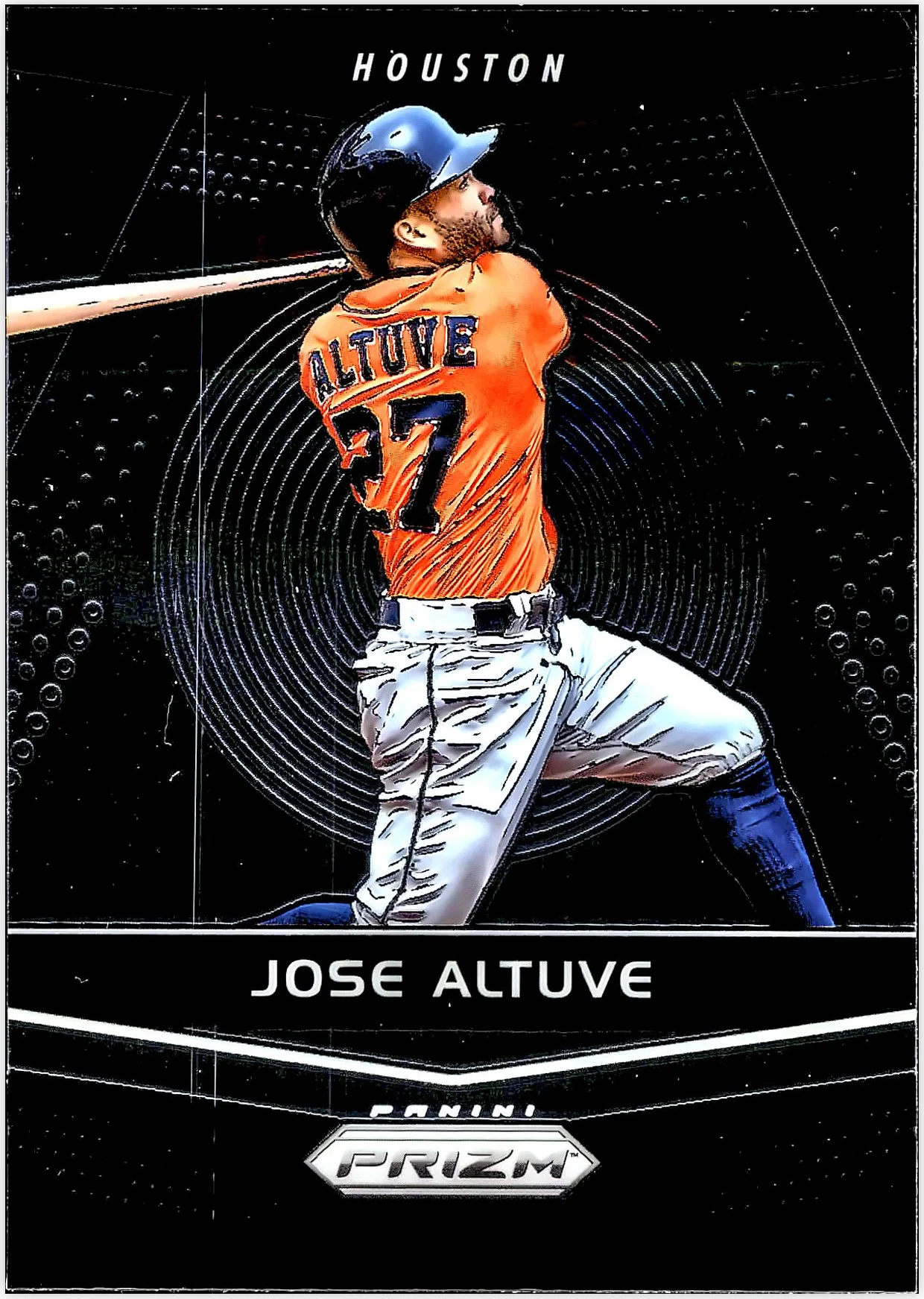 Jose Altuve 2018 Panini Chronicles #22 Prizm baseball card - Front