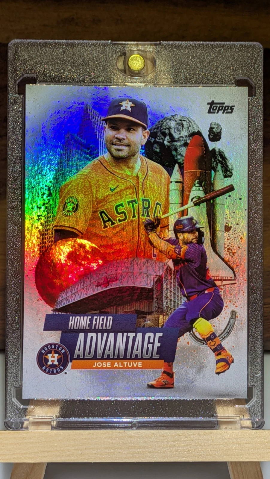 Jose Altuve #HA-40 2025 Topps Chrome Baseball Home Field Advantage front