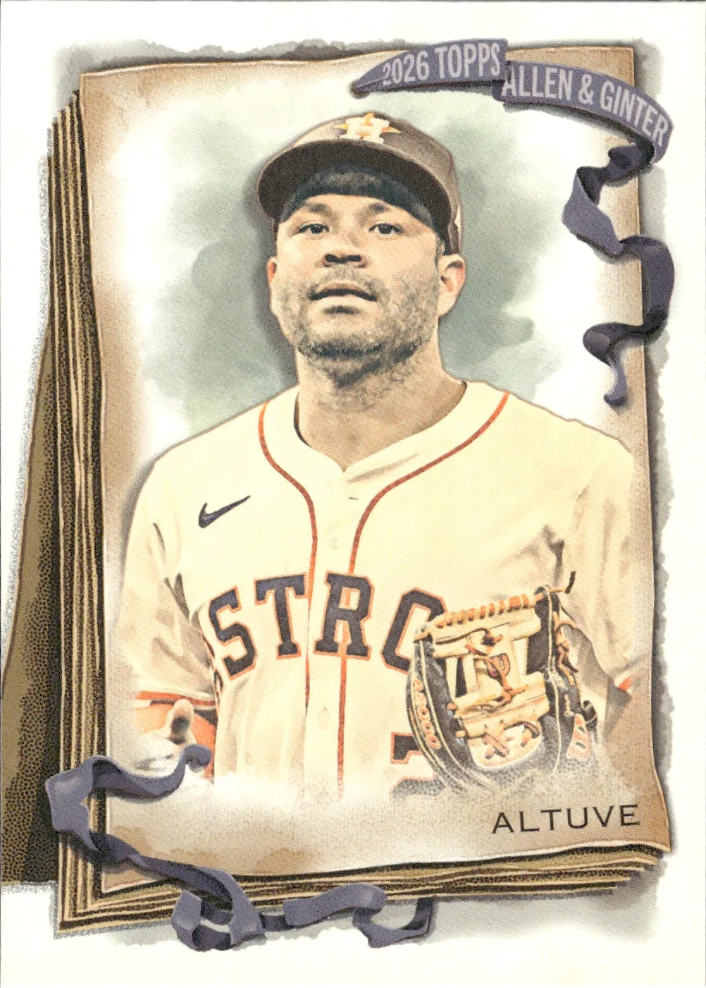 Jose Altuve #218 2026 Topps Allen & Ginter The World's Champions trading card - Front