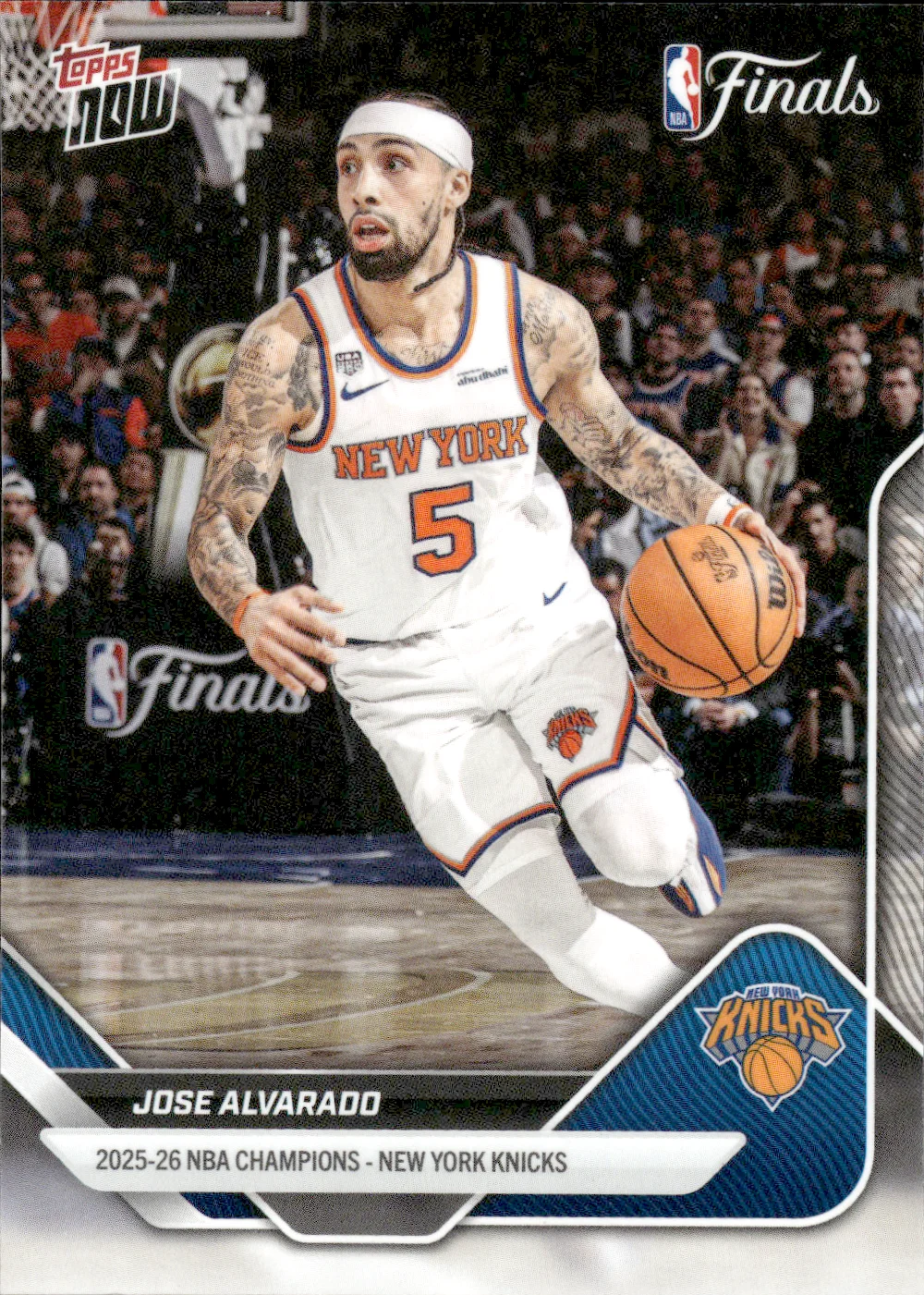 Jose Alvarado #C9 2026 Topps Now Basketball NBA Finals basketball card - Front