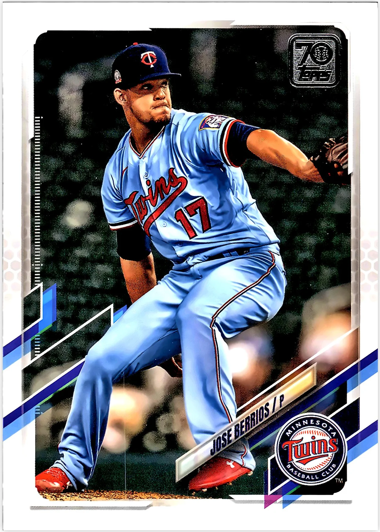 Jose Berrios 2021 Topps #395 baseball card - Front