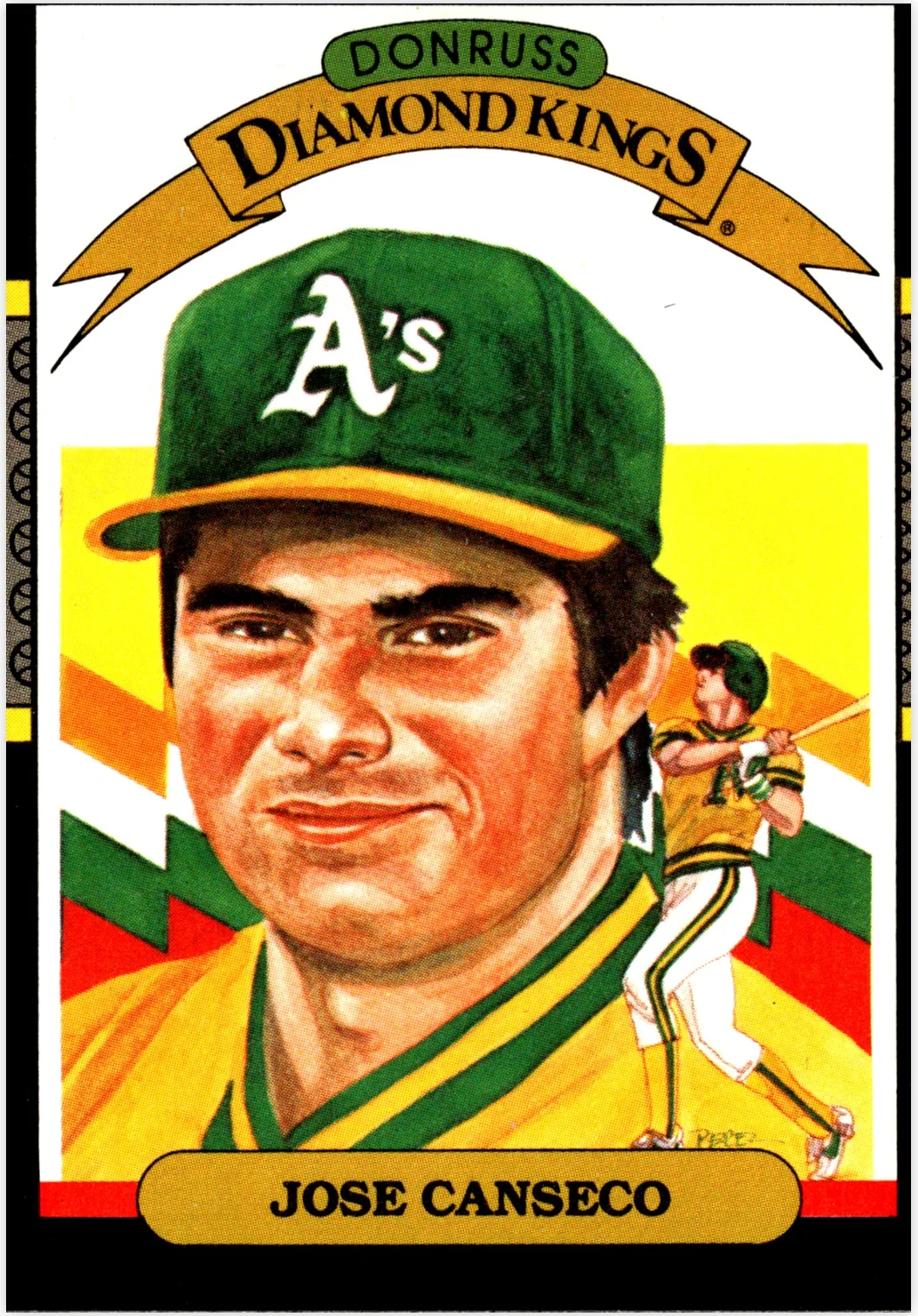 Jose Canseco 1987 Donruss #6 baseball card - Front