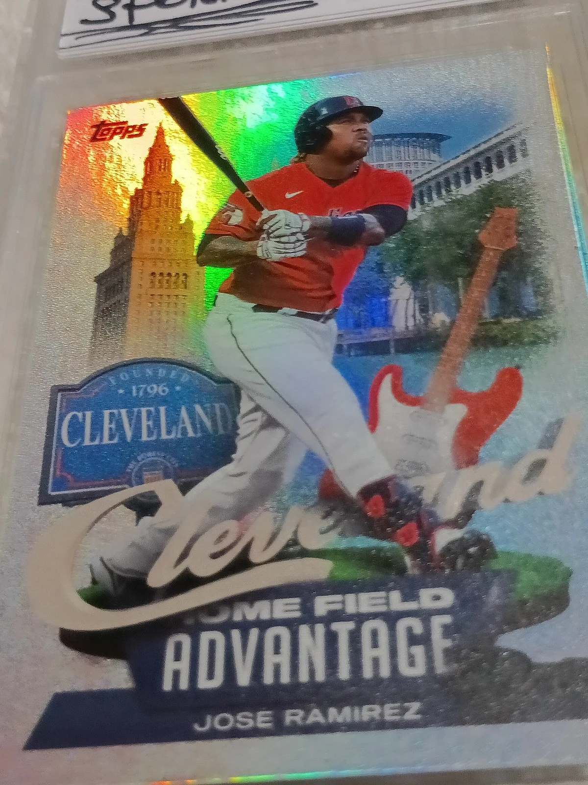 Jose Ramirez #HA-17 2022 Topps Baseball Home Field Advantage front