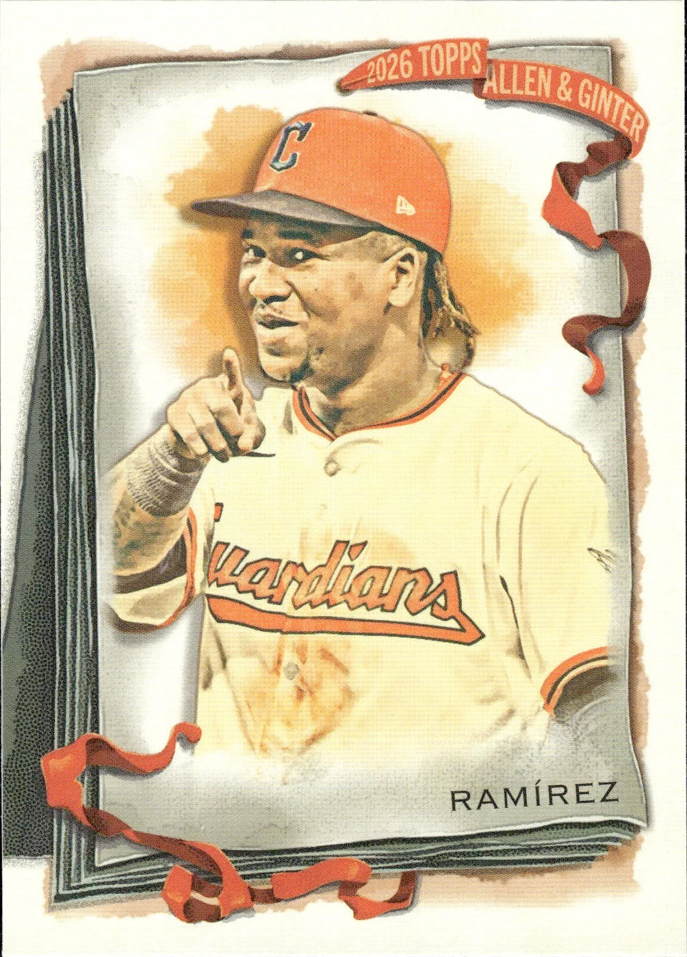 Jose Ramirez #249 2026 Topps Allen & Ginter trading card - Front