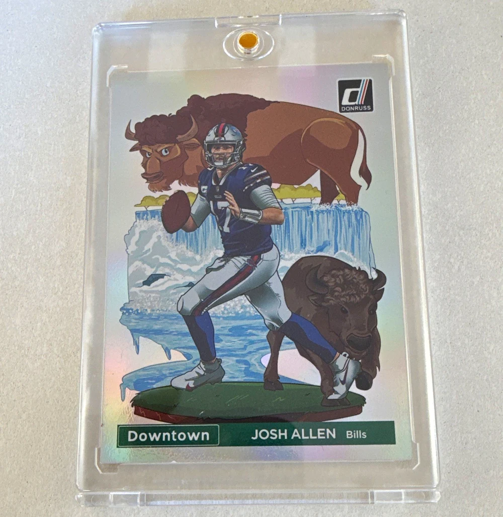 Josh Allen #DT-JA 2022 Donruss Football Downtown front