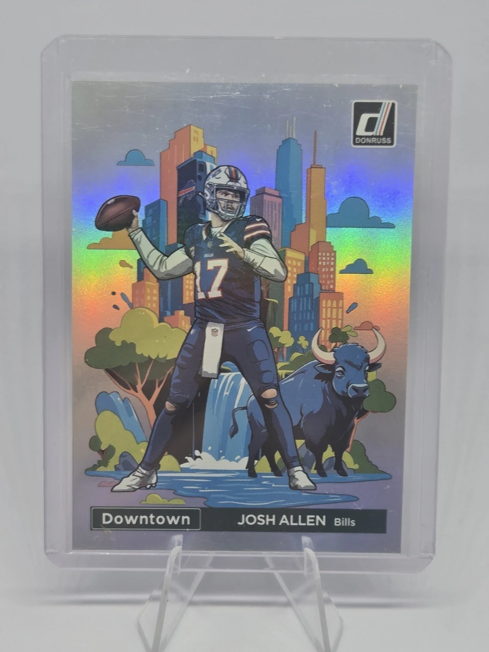 Josh Allen #2 2024 Donruss Football Downtown front