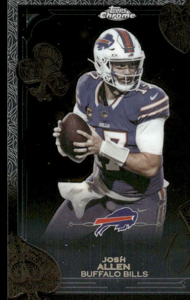 Josh Allen 2025 Topps Chrome Football card
