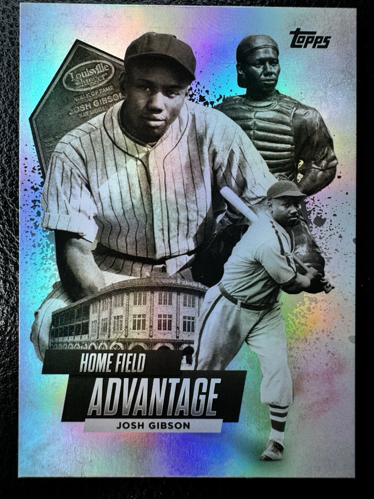 Josh Gibson #LHA-14 2025 Topps Update Series Baseball Legendary Home Field Advantage front
