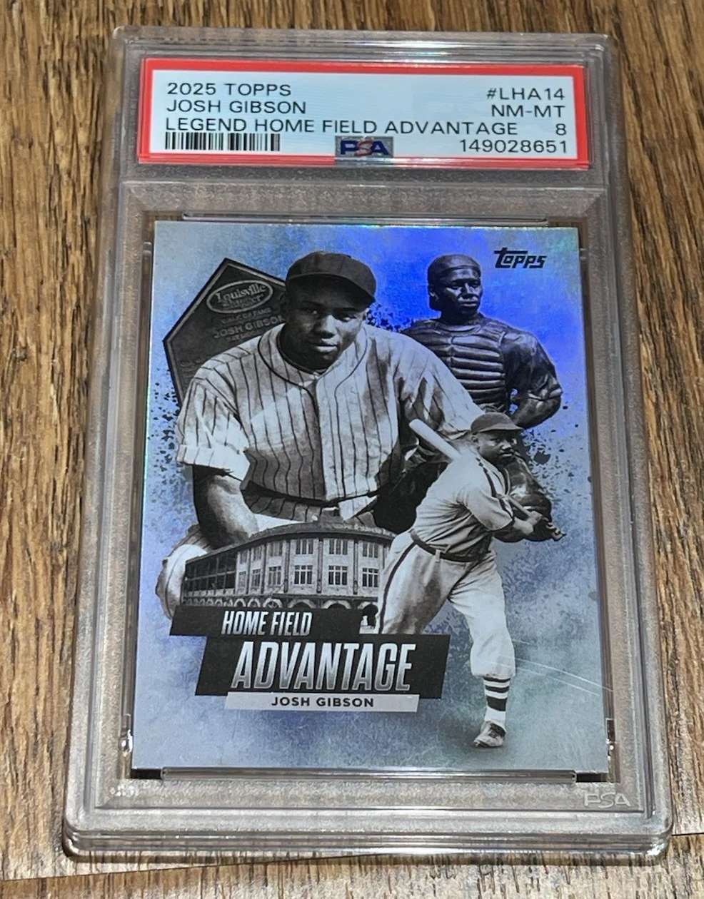Josh Gibson #LHA-14 2025 Topps Update Series Baseball Legendary Home Field Advantage front