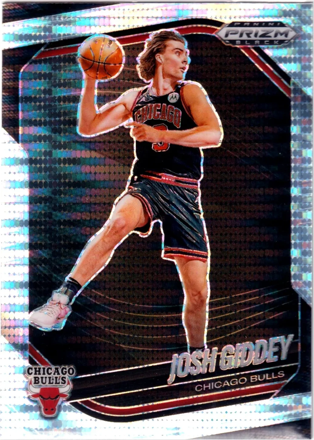Josh Giddey 2024-25 Panini Prizm Black #126 Pulsar basketball card - Front