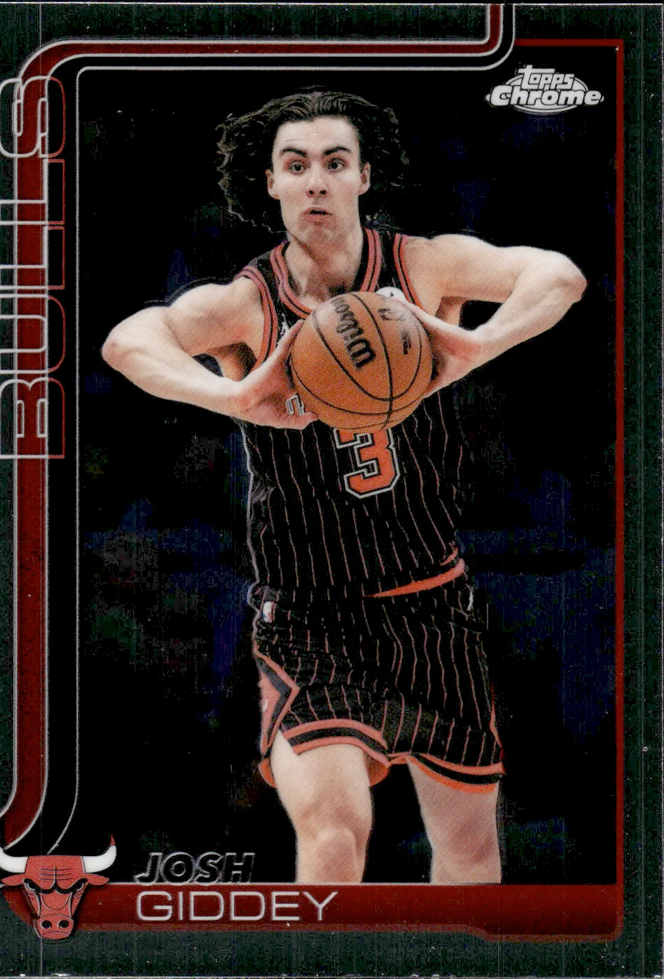 Josh Giddey #118 2025 Topps Chrome Update Basketball basketball card - Front