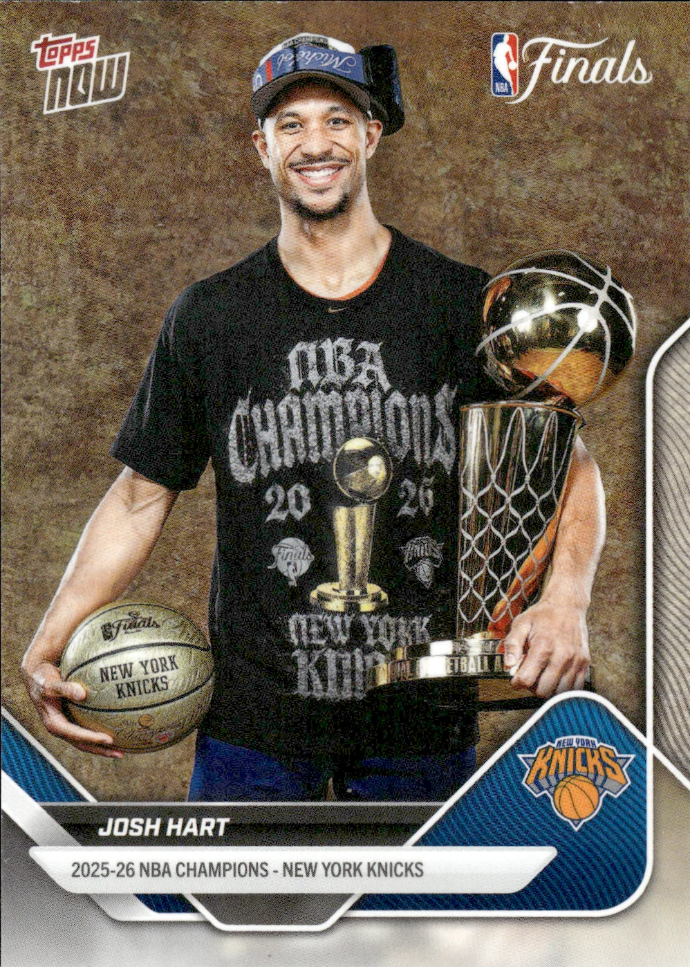 Josh Hart #C2-SP 2026 Topps Now Basketball Image Variation basketball card - Front