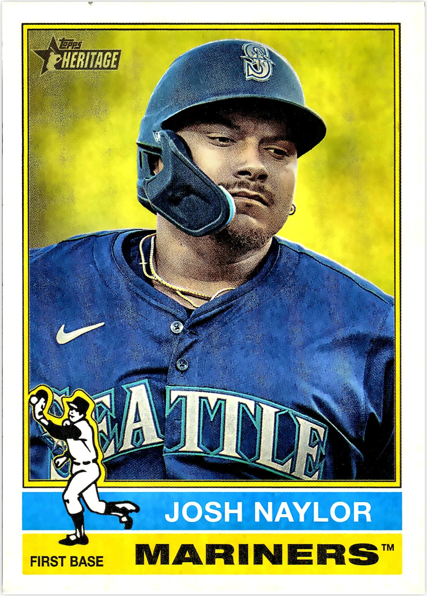 Josh Naylor 2025 Topps Heritage #670 baseball card - Front