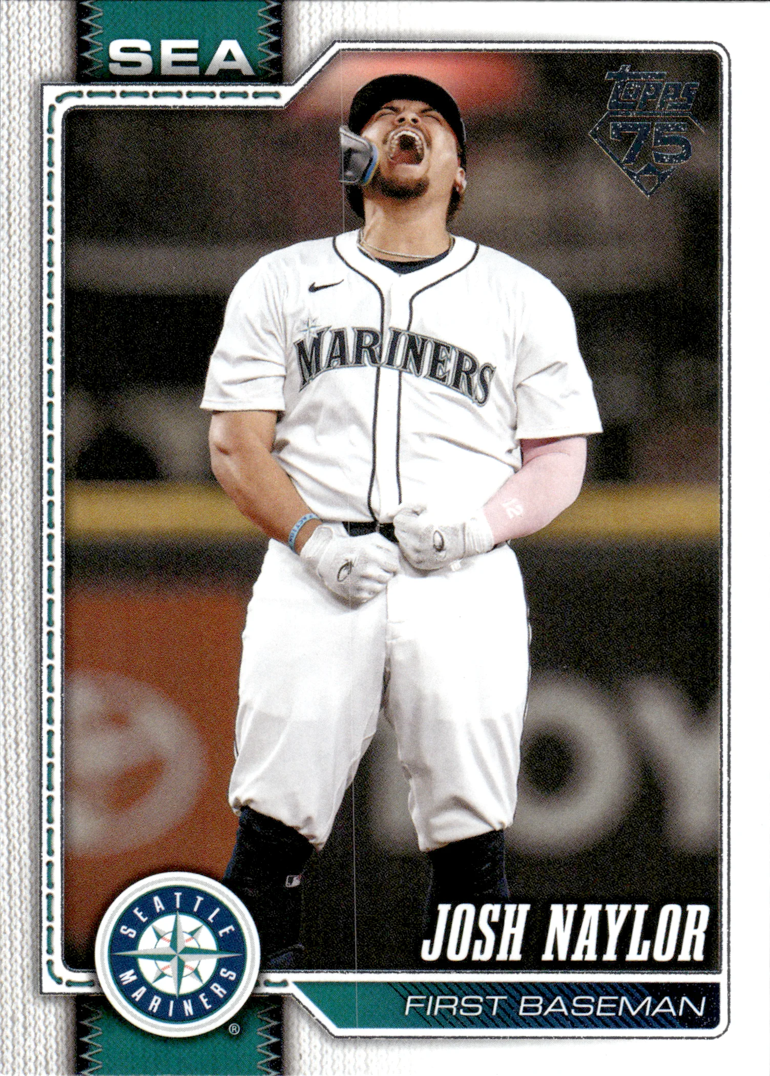 Josh Naylor #395 2026 Topps Series 2 baseball card - Front