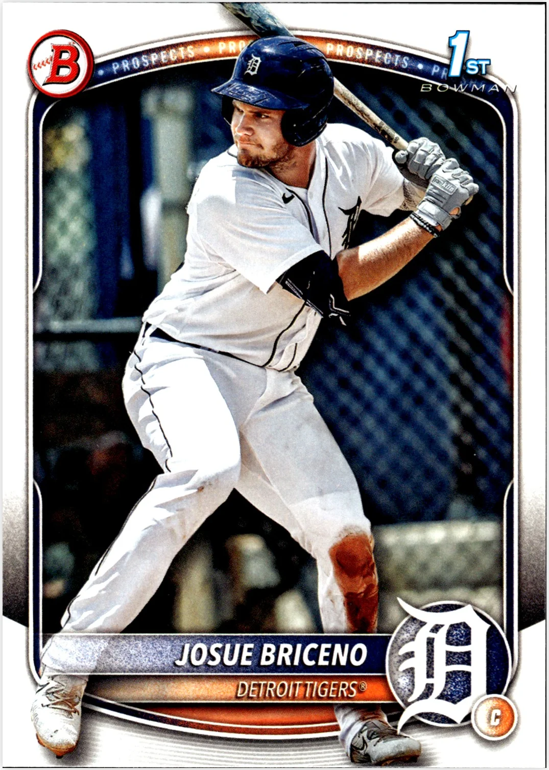 Josue Briceno 2025 Bowman #BP-13 Prospects baseball card - Front