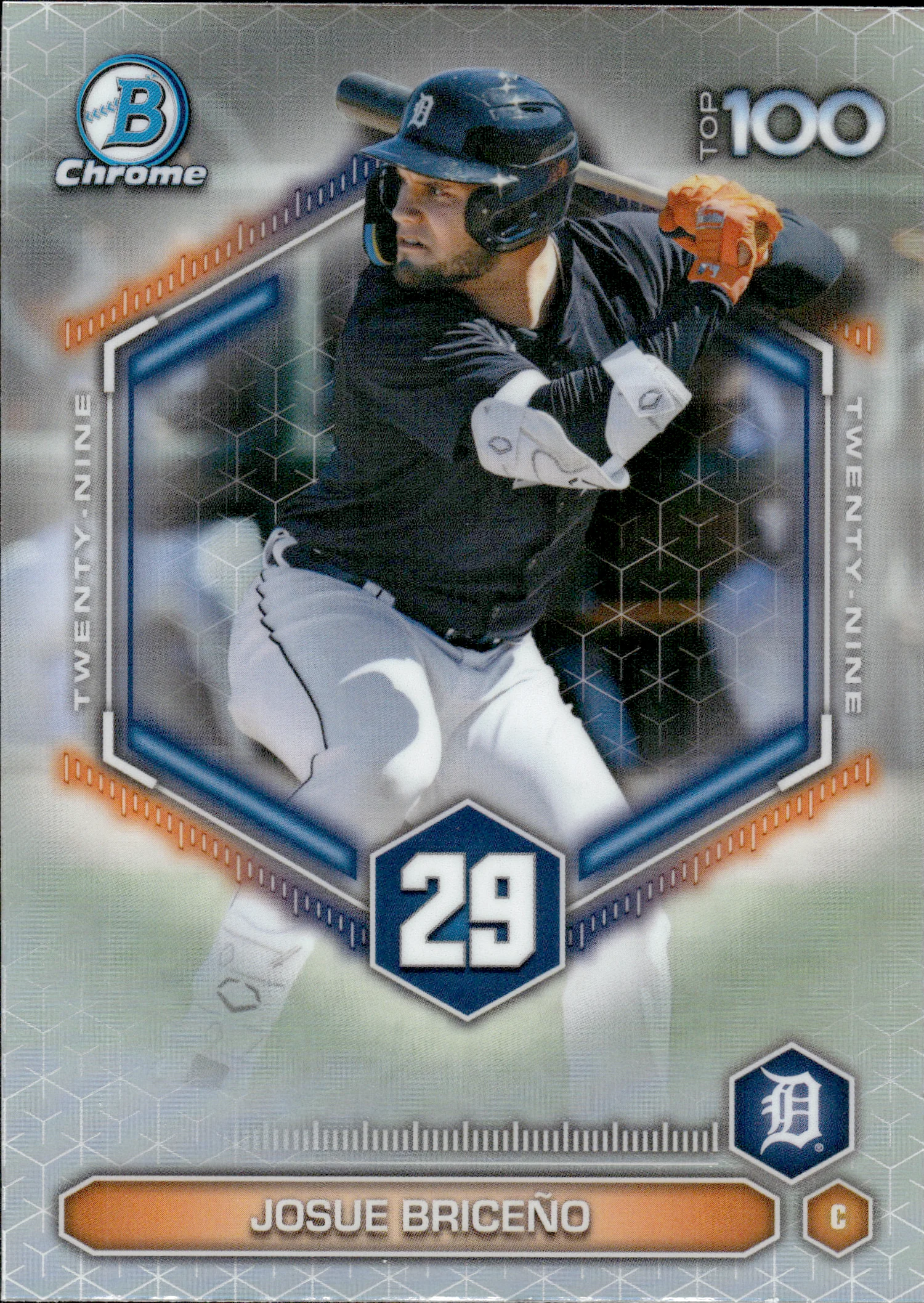 Josue Briceño #BTP-29 2026 Topps Bowman Chrome Baseball Top 100 baseball card - Front
