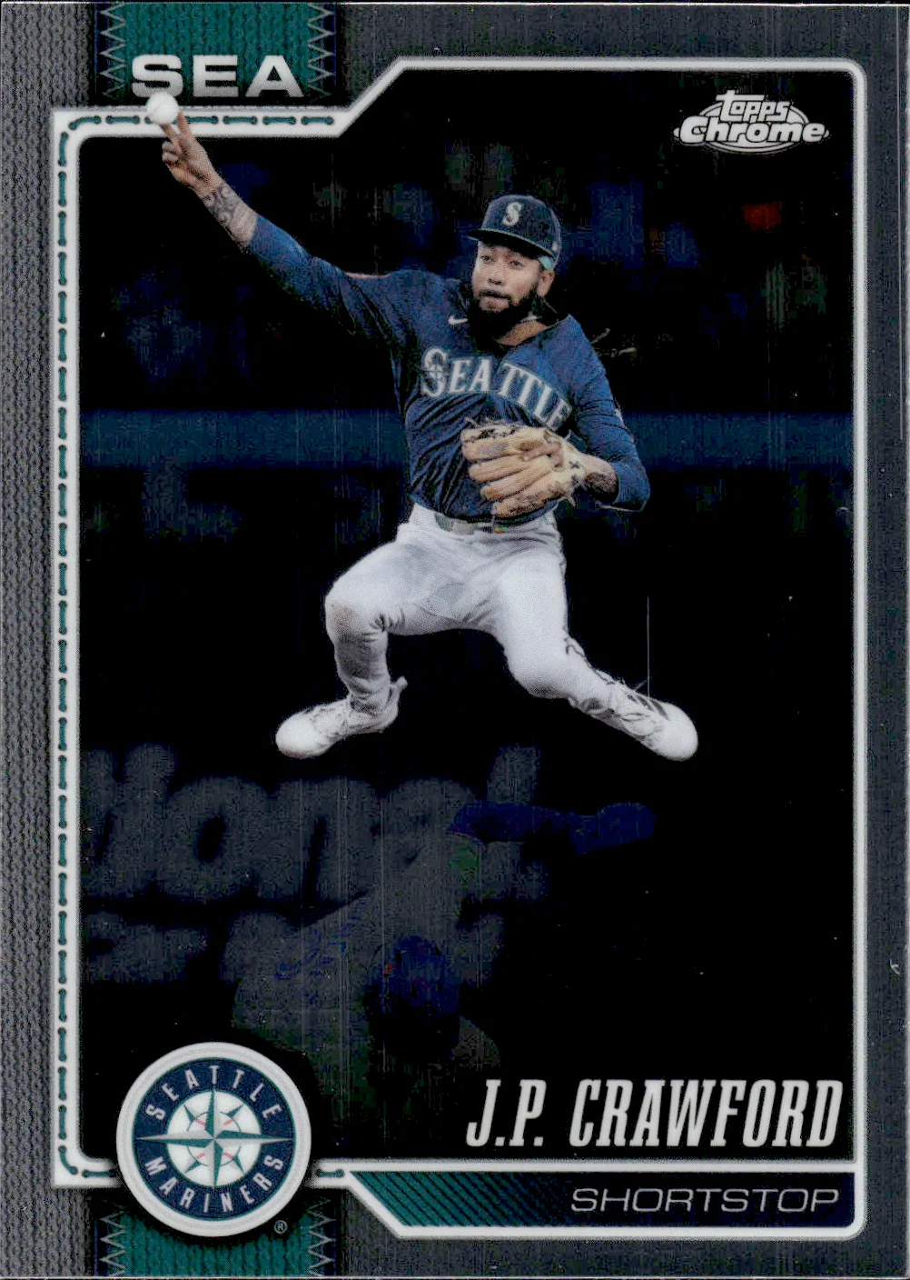 J.P. Crawford #25 2026 Topps Chrome Baseball baseball card - Front