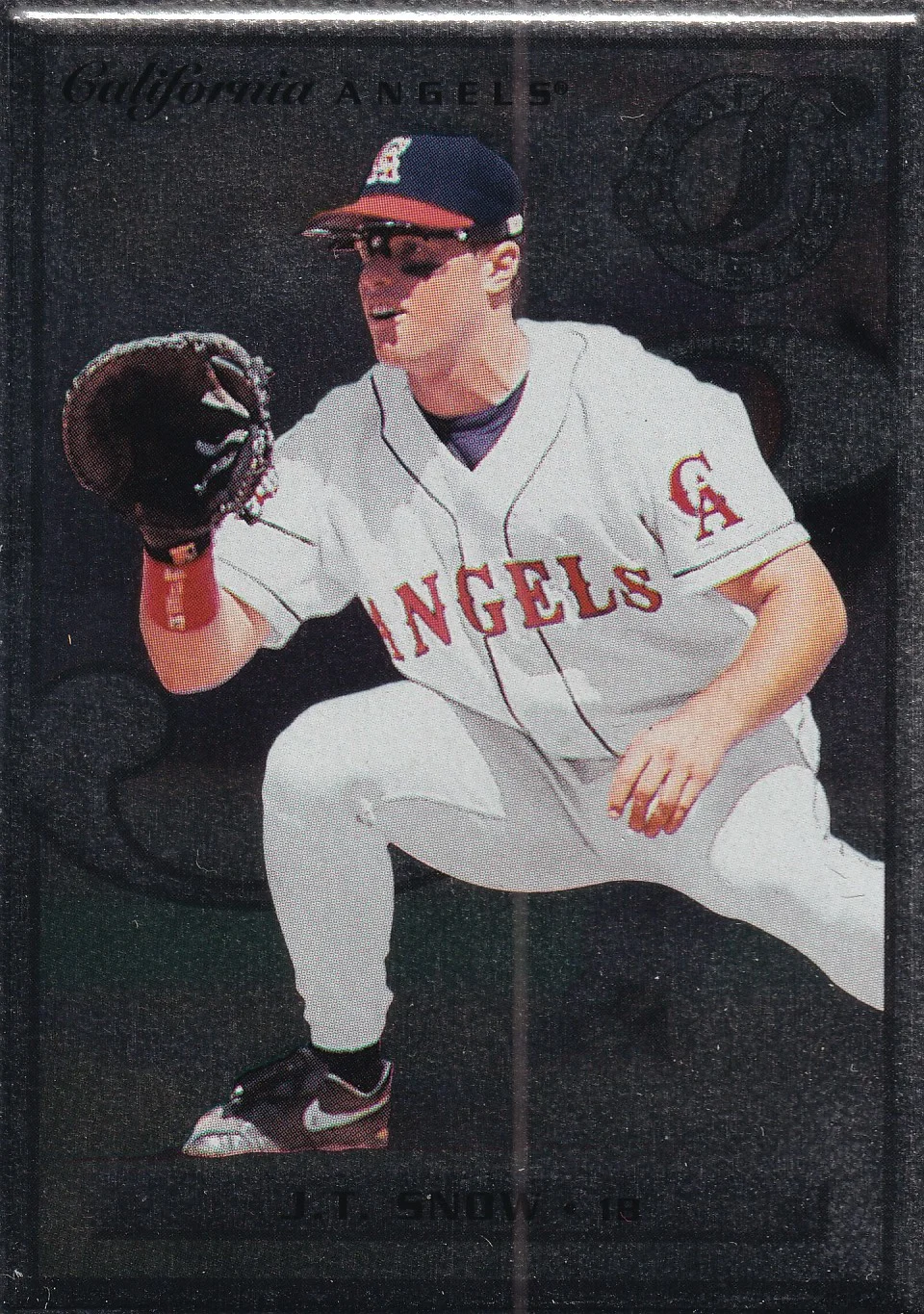 J.T. Snow 1996 Leaf Preferred #31 Steel baseball card - Front