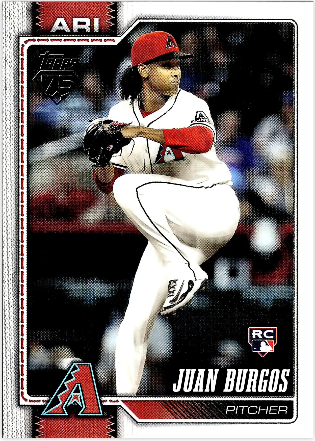 Juan Burgos 2026 Topps #102 baseball rookie card - Front