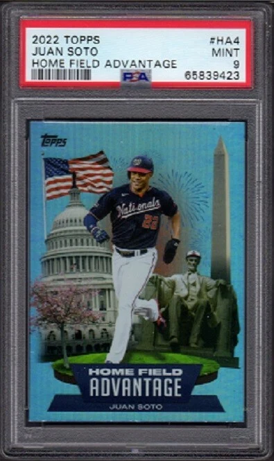 Juan Soto #HA-4 2022 Topps Baseball Home Field Advantage front