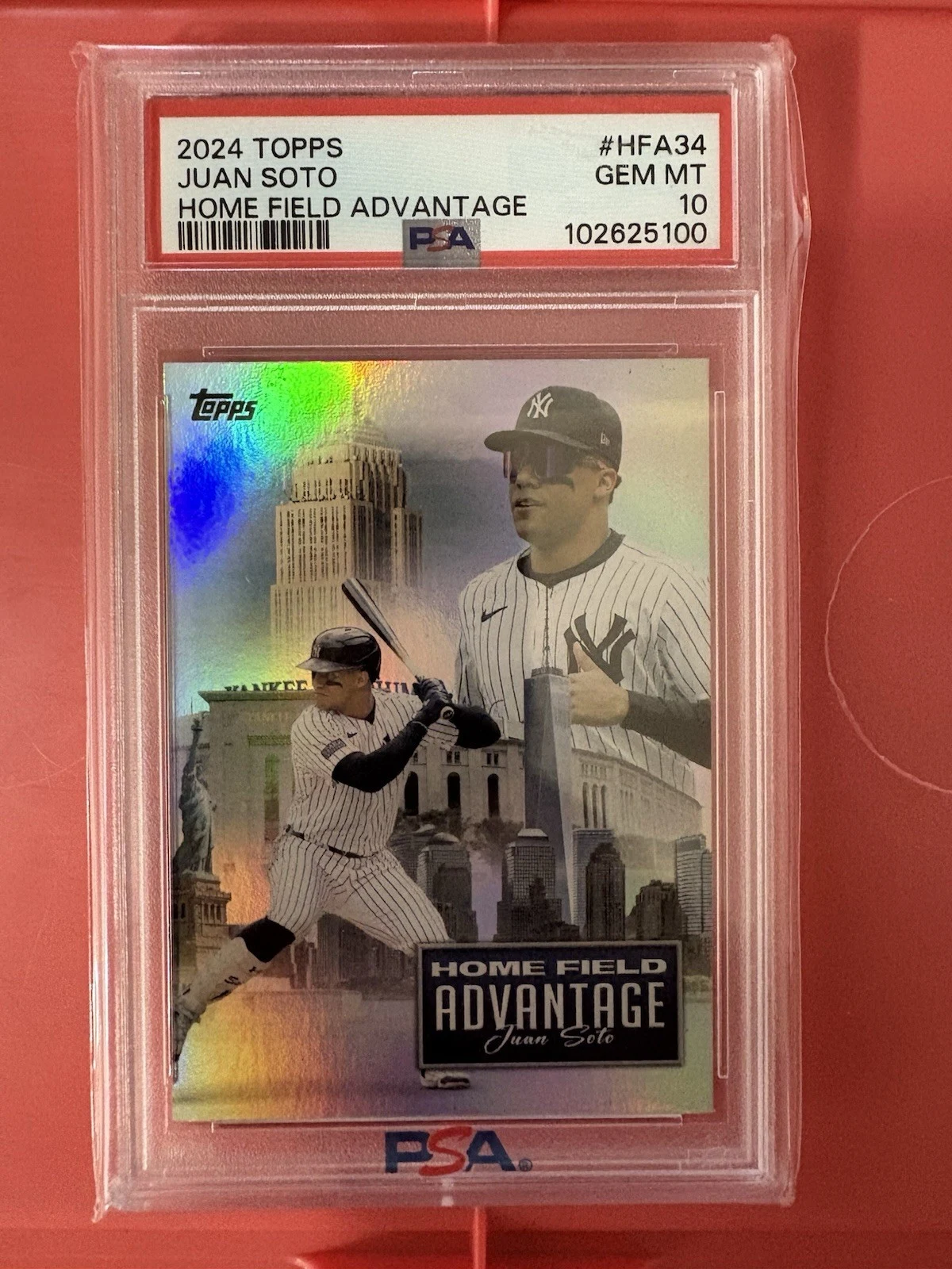 Juan Soto #HFA-34 2024 Topps Update Series Baseball Home Field Advantage front