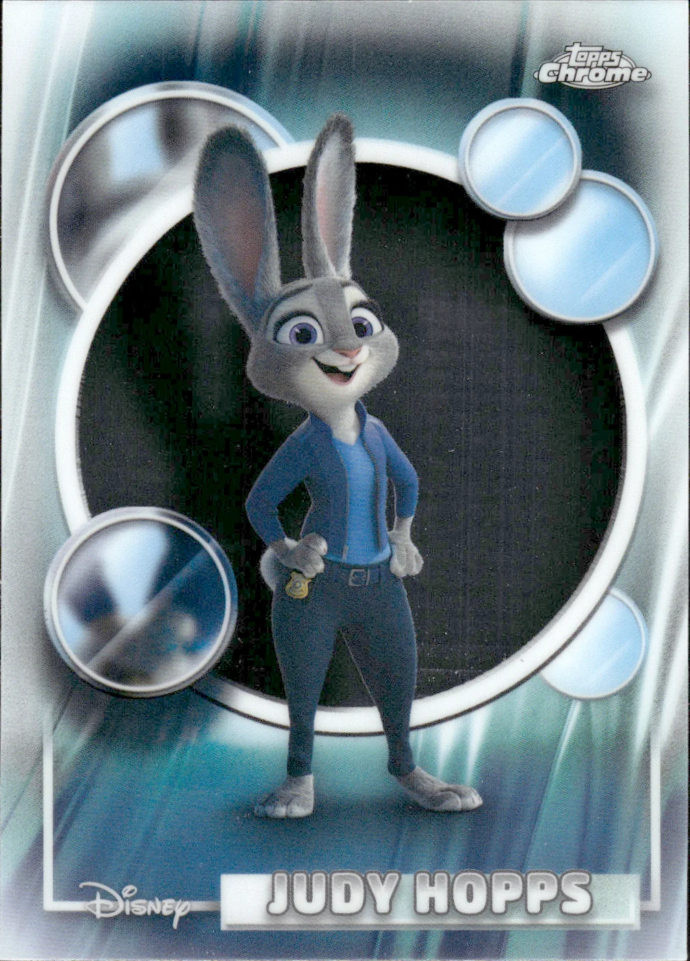 Judy Hopps #66 2026 Topps Chrome Disney trading card - Front