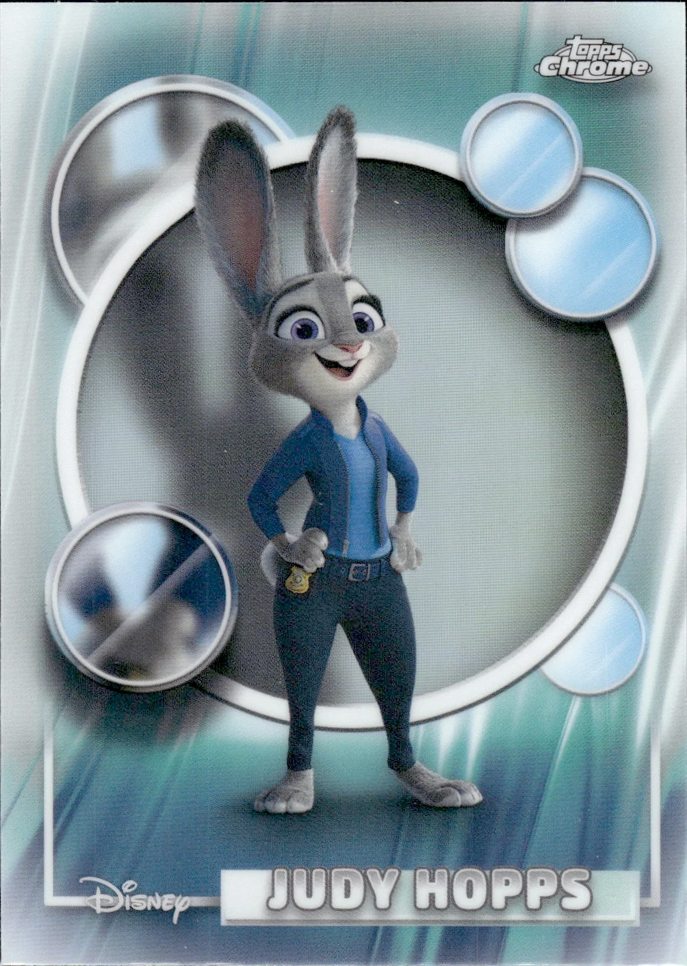 Judy Hopps #66 Refractor 2026 Topps Chrome Disney trading card - Front