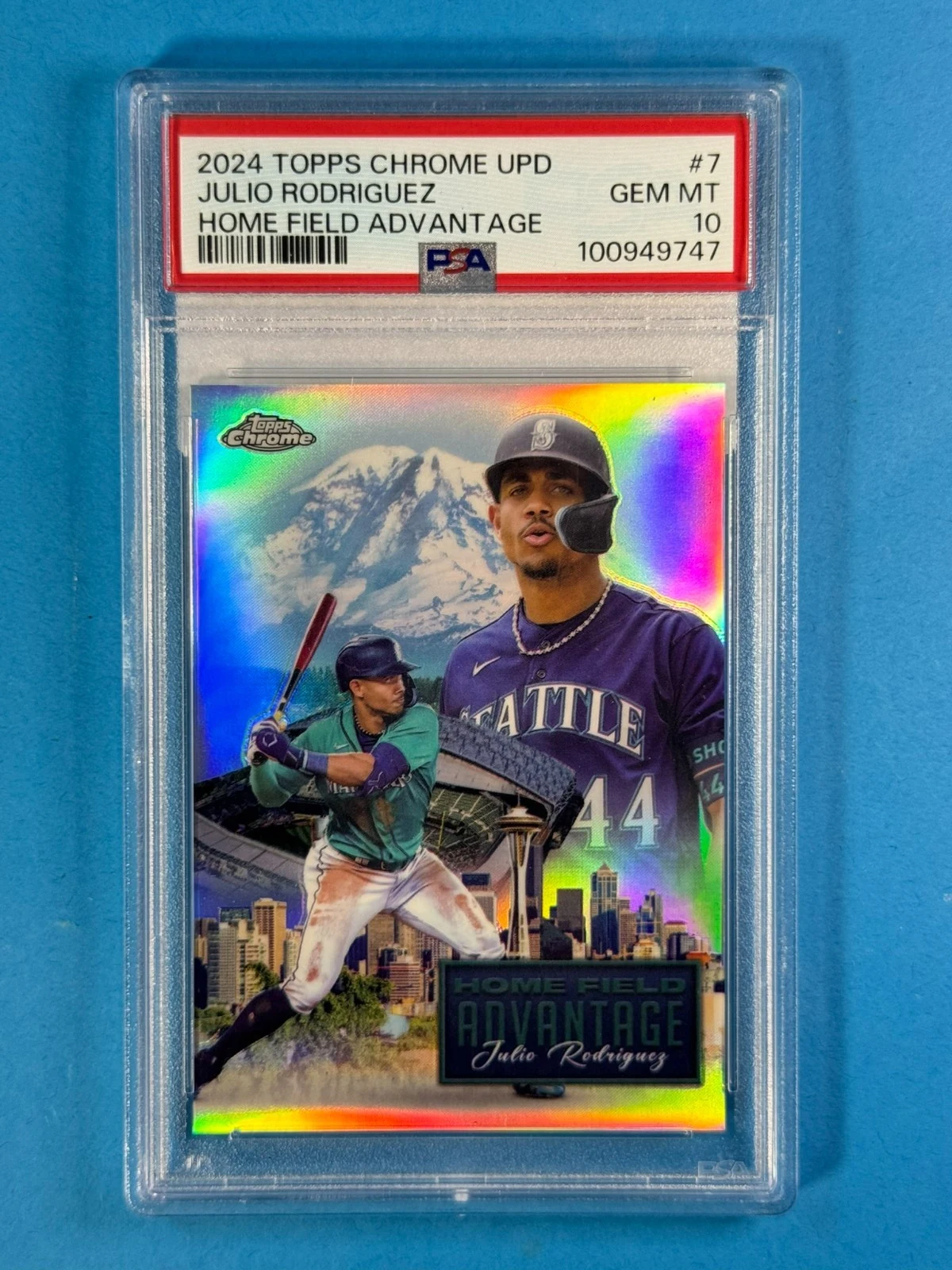 Julio Rodríguez #HFA-7 2024 Topps Baseball Home Field Advantage front