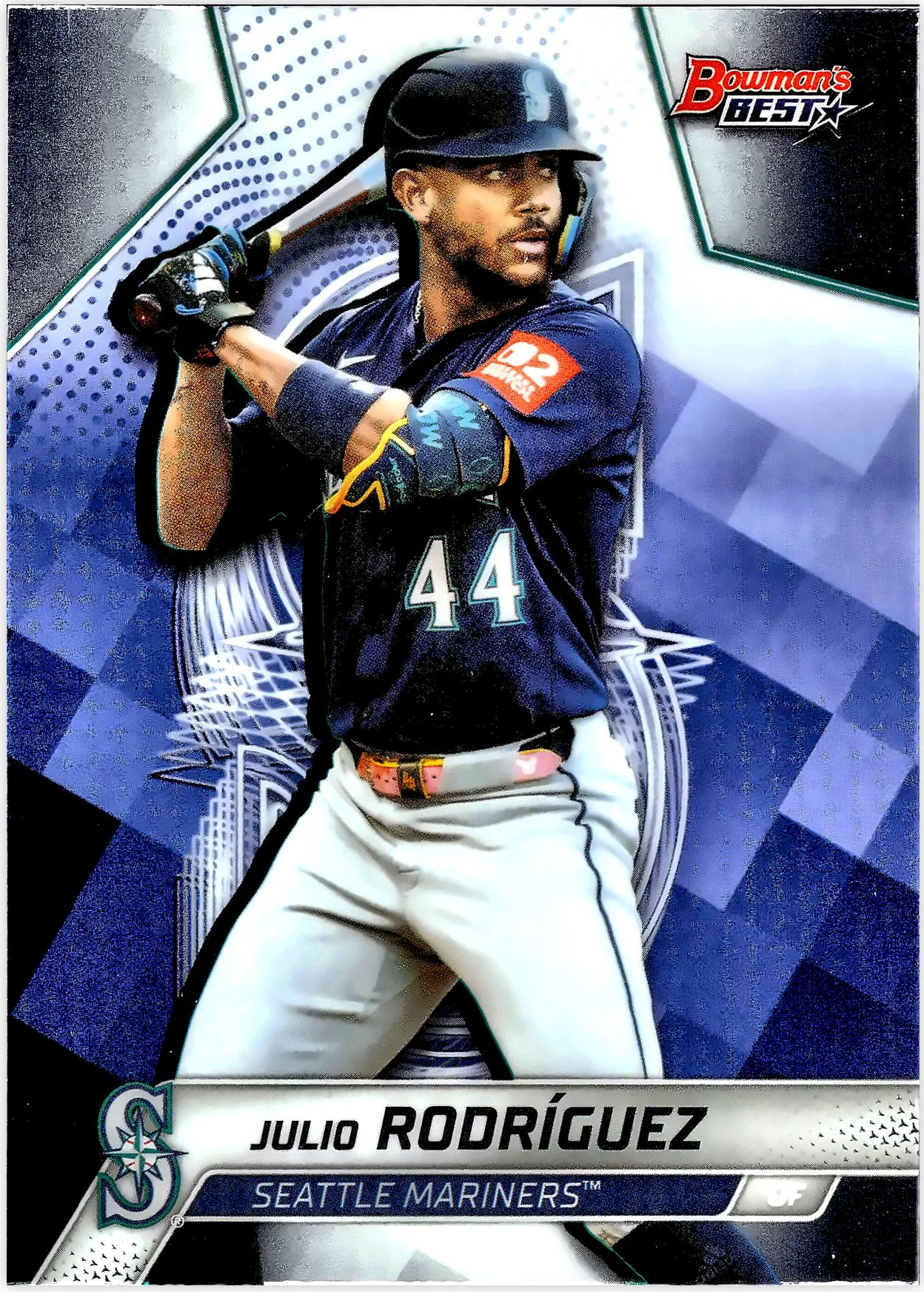 Julio Rodríguez 2025 Bowman's Best #49 baseball card - Front