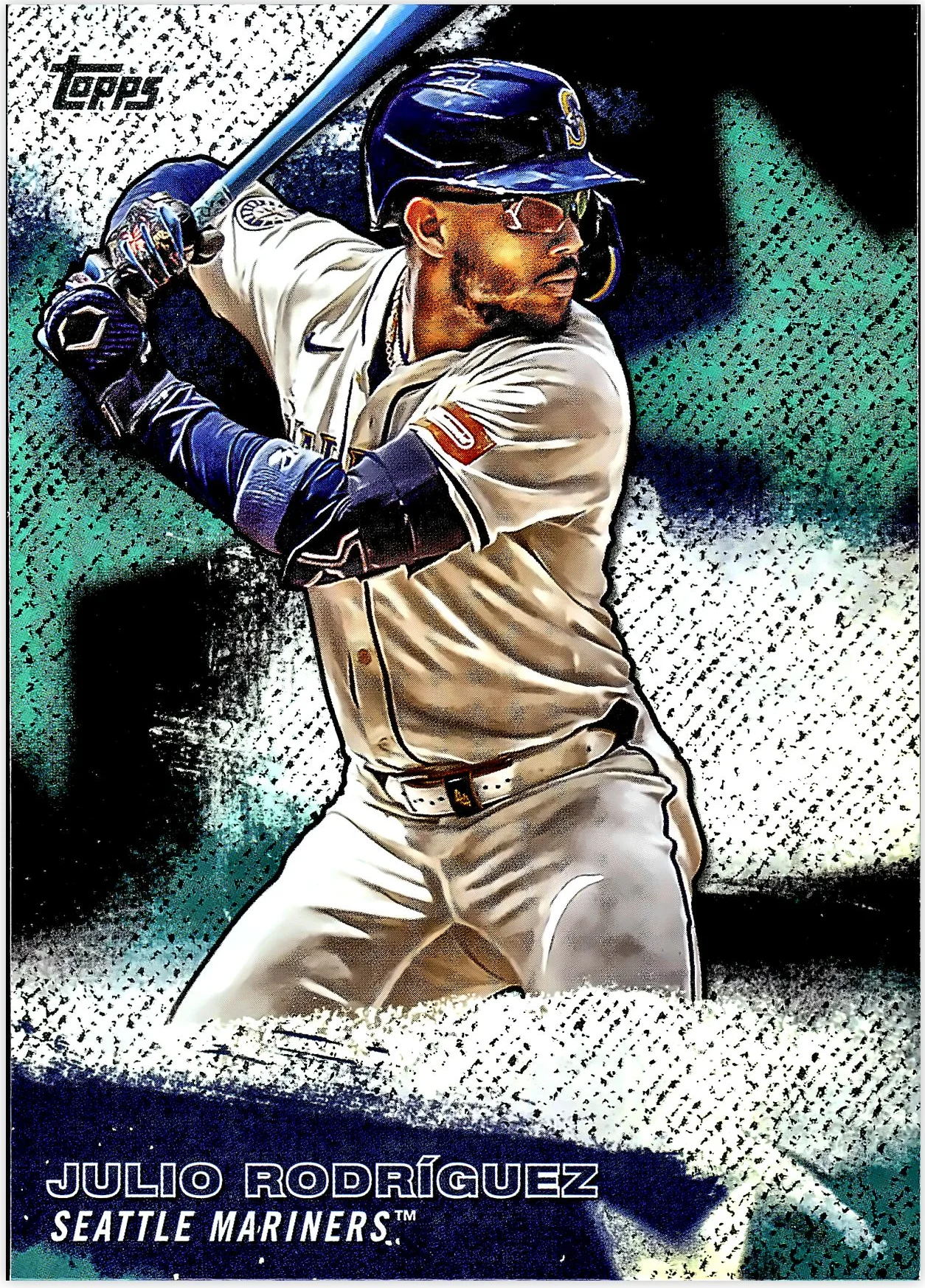 Julio Rodríguez 2026 Topps #SMLB-4 Stars of MLB baseball card - Front