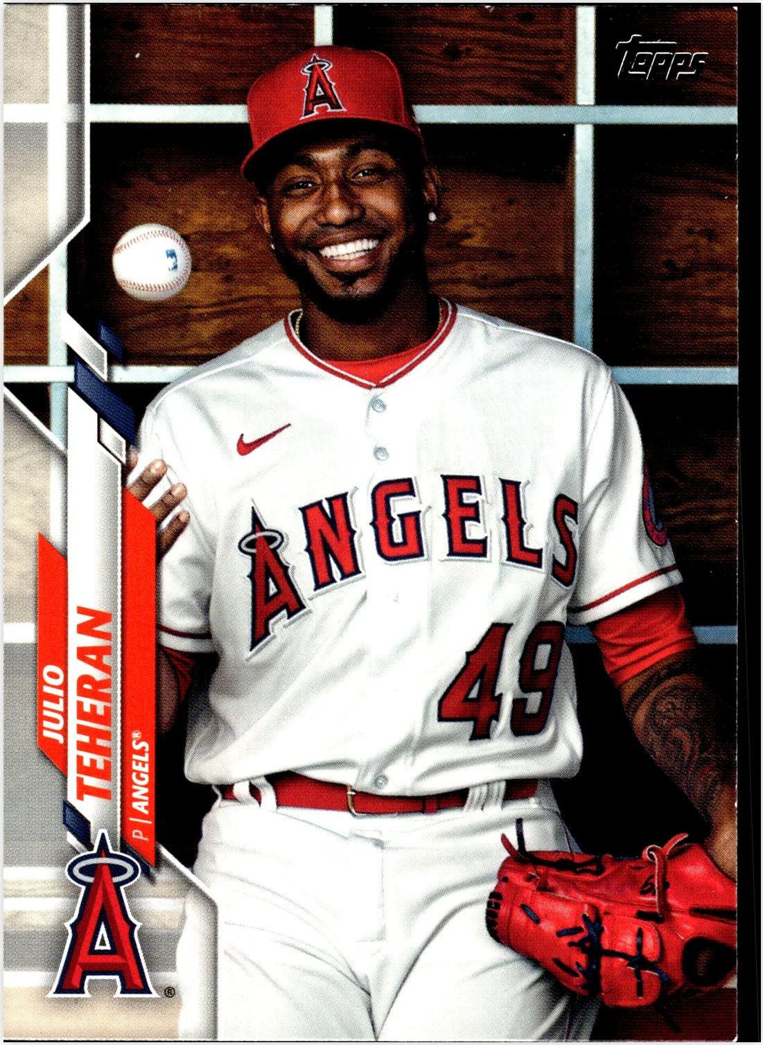 Julio Teheran 2020 Topps Update #U-91 Royal Blue baseball card - Front