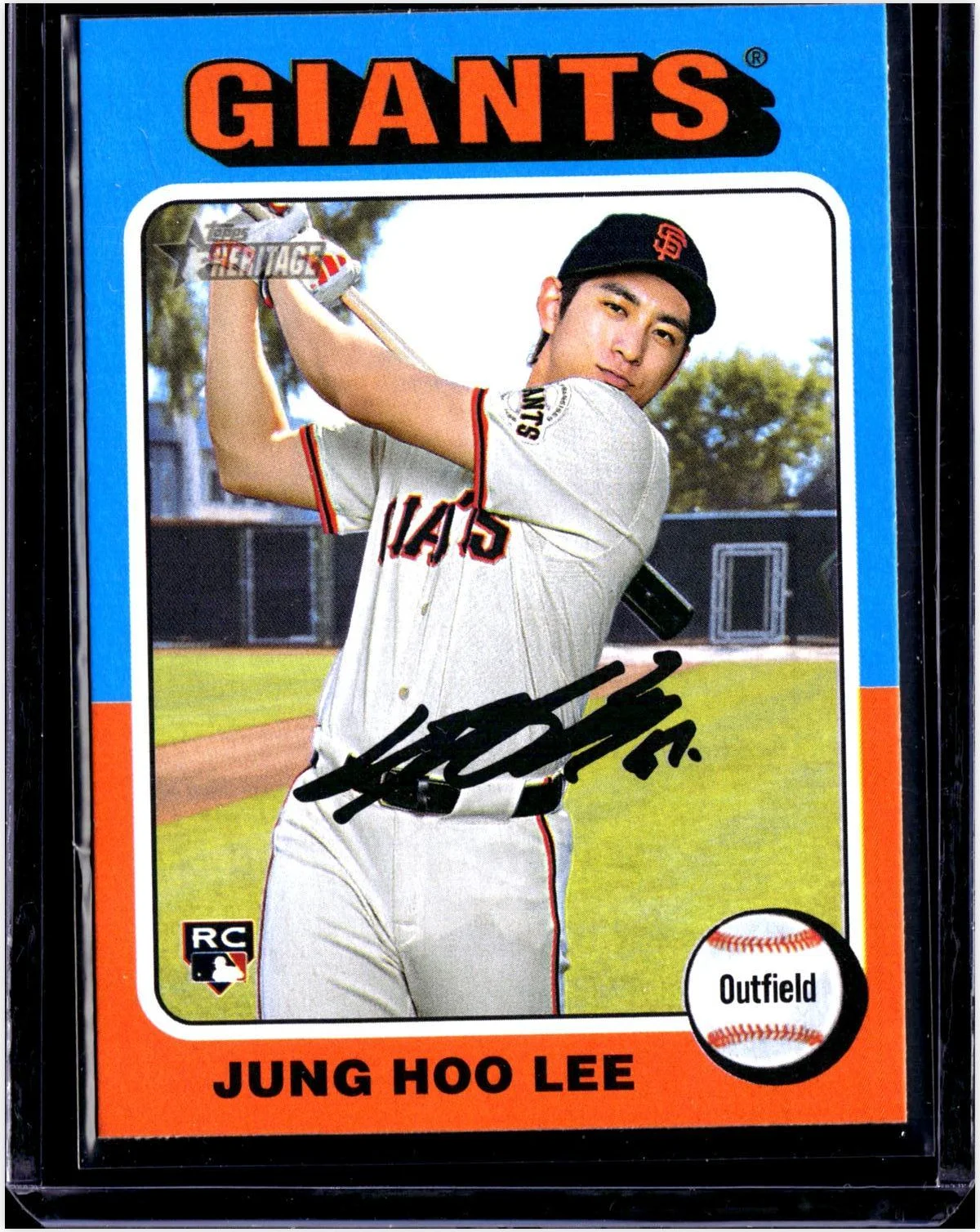 Jung Hoo Lee 2024 Topps Heritage #545 baseball rookie card - Front