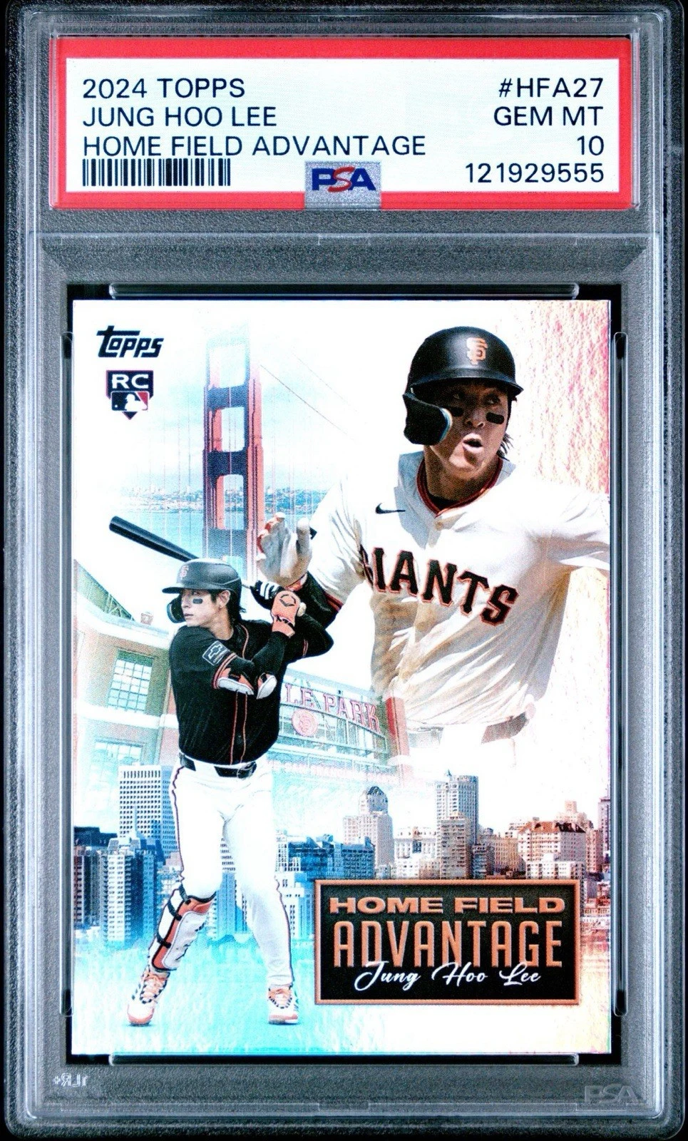 Jung Hoo Lee #HFA-27 2024 Topps Update Series Baseball Home Field Advantage front