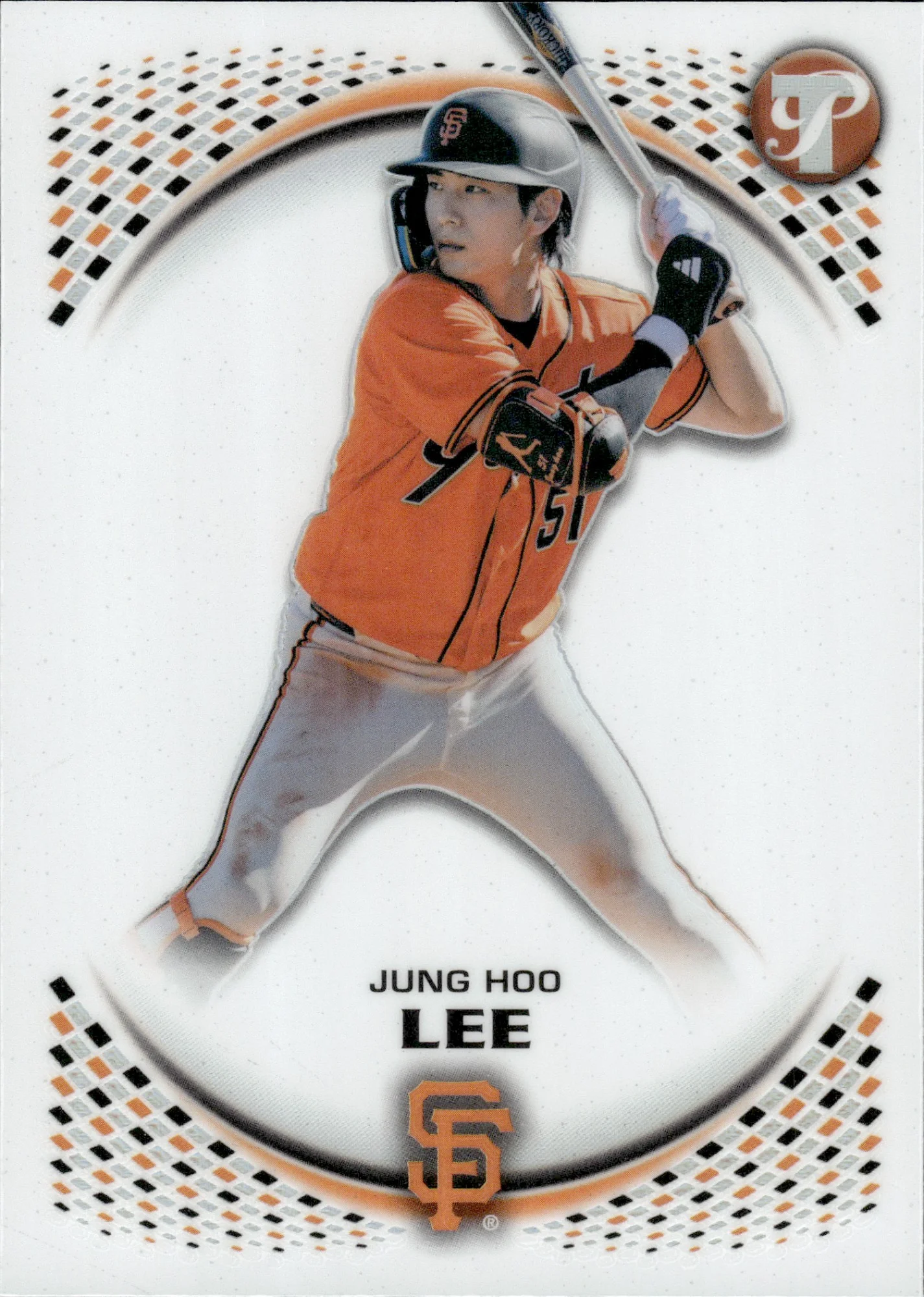 Jung Hoo Lee #138 Refractor 2026 Topps Pristine Baseball baseball card - Front