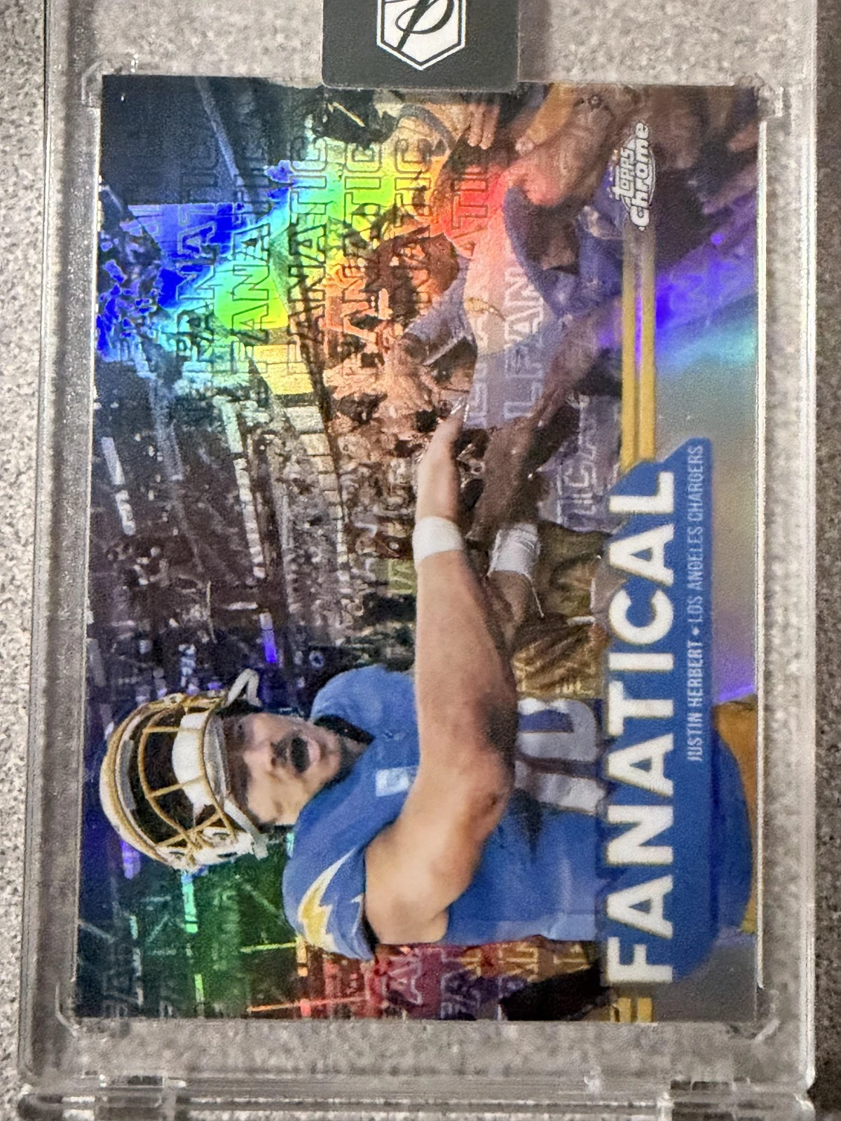 Justin Herbert 2025 Topps Chrome Football card