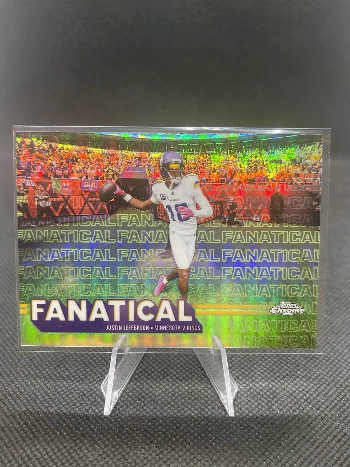 Justin Jefferson 2025 Topps Chrome Football card