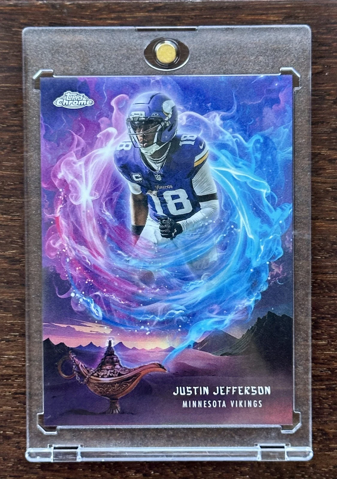 Justin Jefferson 2025 Topps Chrome Football card
