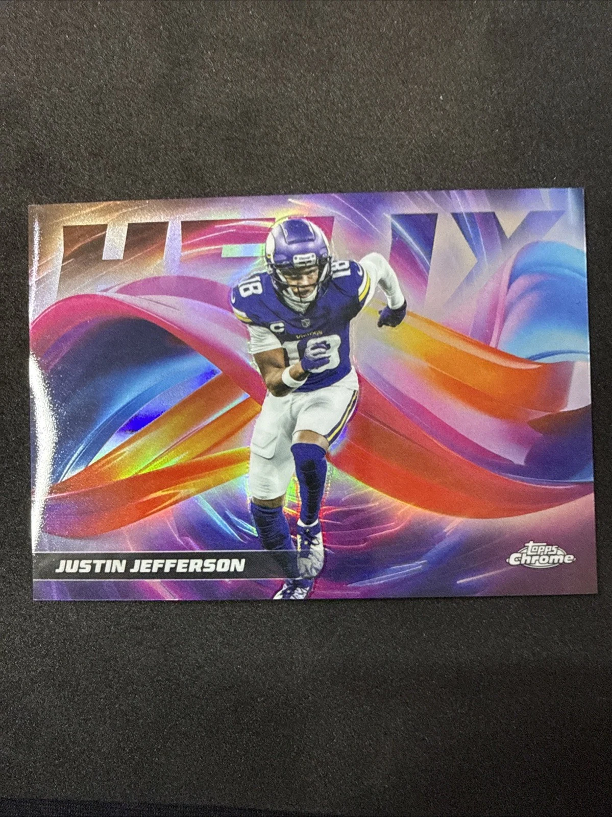 Justin Jefferson 2025 Topps Chrome Football card