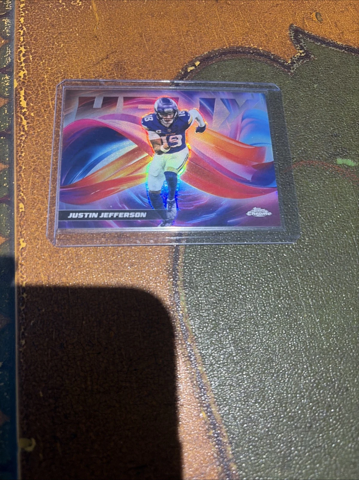 Justin Jefferson 2025 Topps Chrome Football card