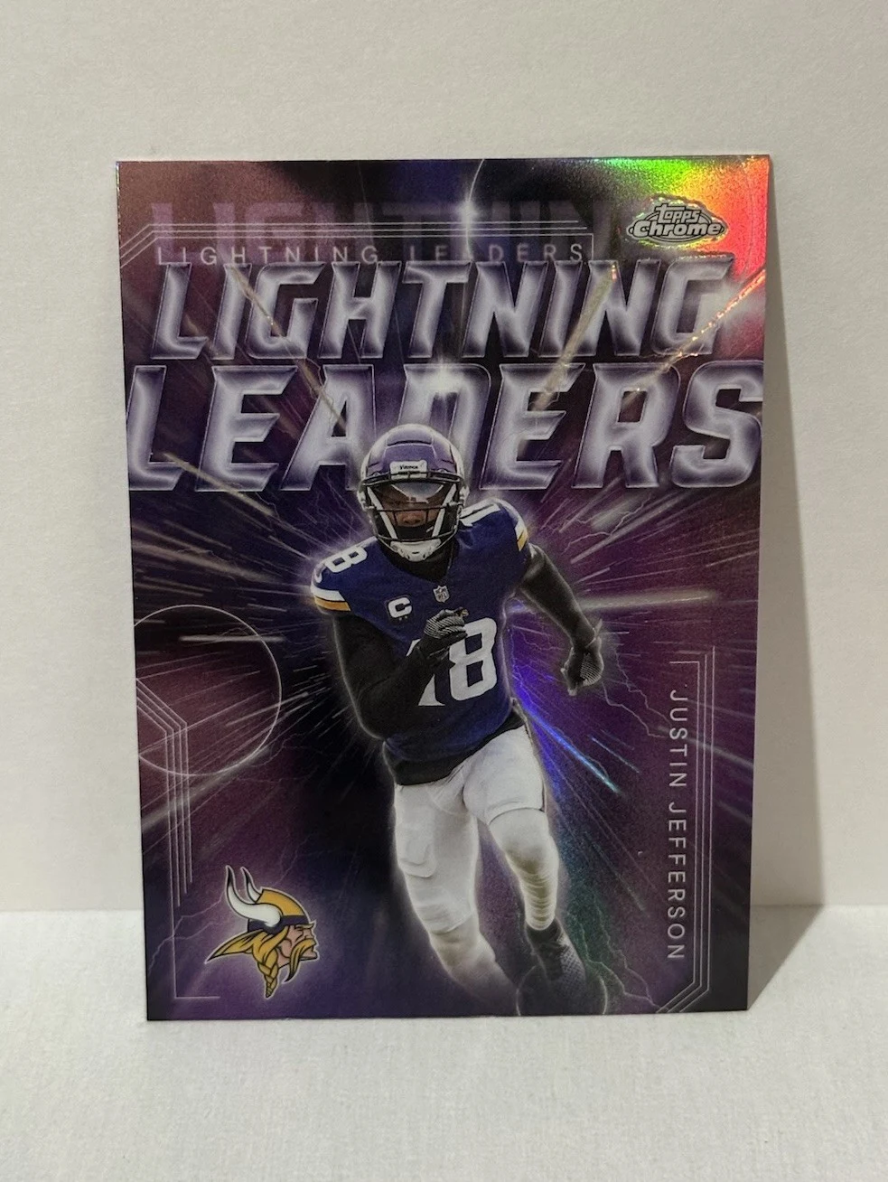Justin Jefferson 2025 Topps Chrome Football card