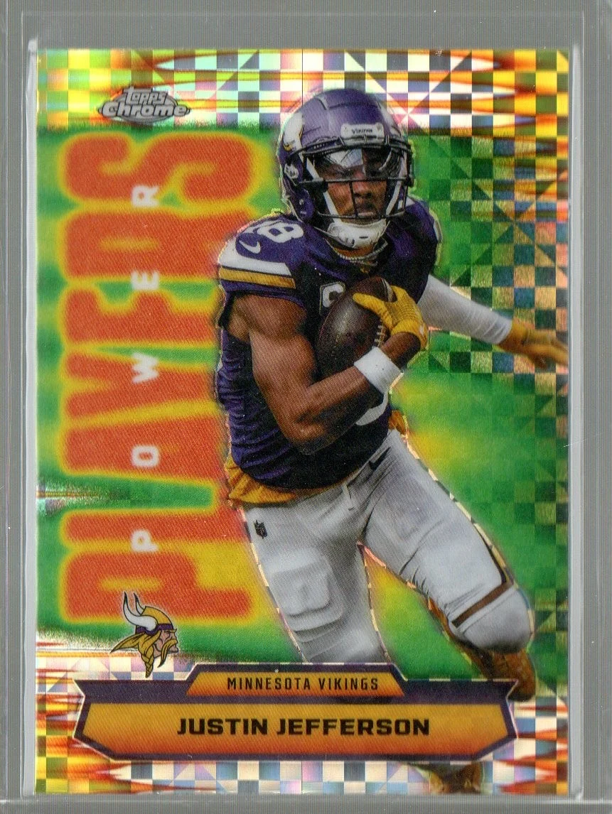 Justin Jefferson 2025 Topps Chrome Football card
