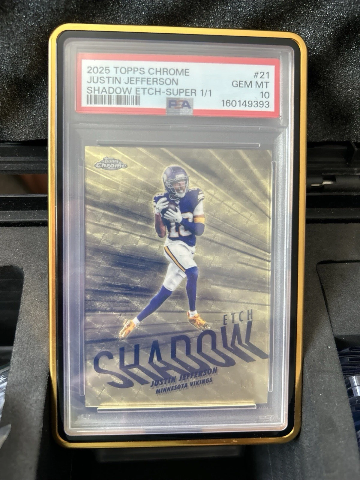 Justin Jefferson 2025 Topps Chrome Football card