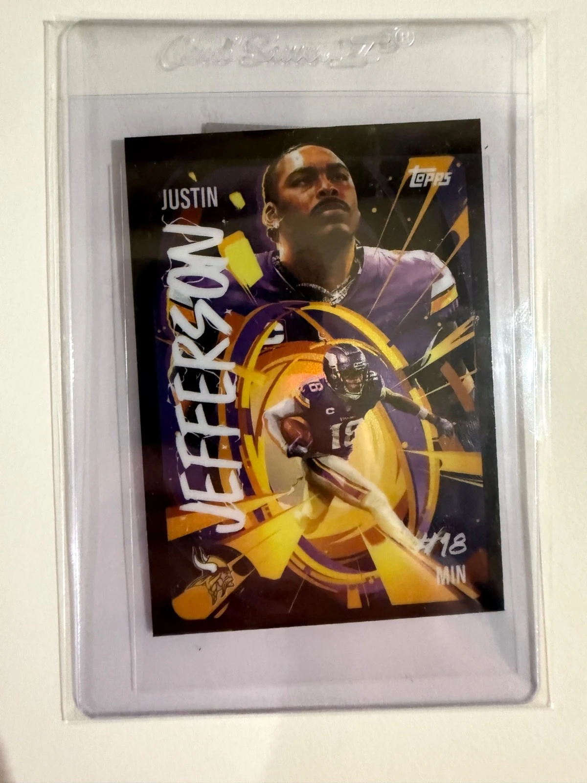 Justin Jefferson 2025 Topps Chrome Football card