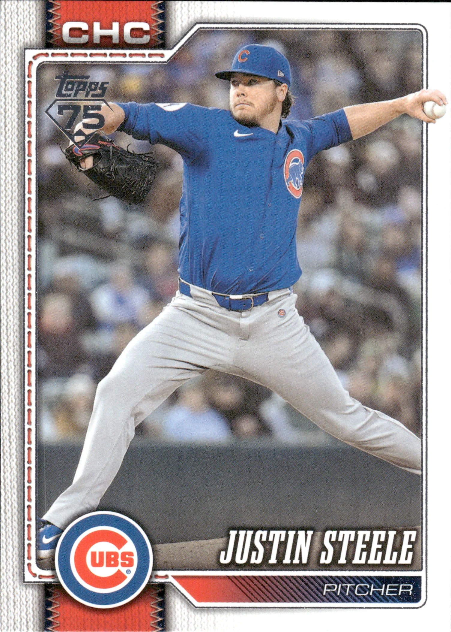 Justin Steele #486 2026 Topps Series 2 Baseball baseball card - Front